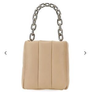 Elegant Tan Chain Handle Bag